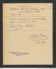 k.k. naturhistorisches Hofmuseum, Intendanzakten 1885-1896 (Hauer), Aktenzahl Z.597/1890, Seite 3